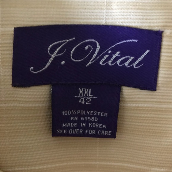 J. Vital 2XL Button Front Casual Shirt - Picture 2 of 5